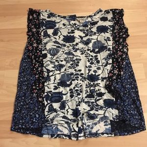 NEW Lucky Brand Floral Shirt